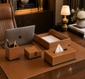 Desktop Leather Desk Set
