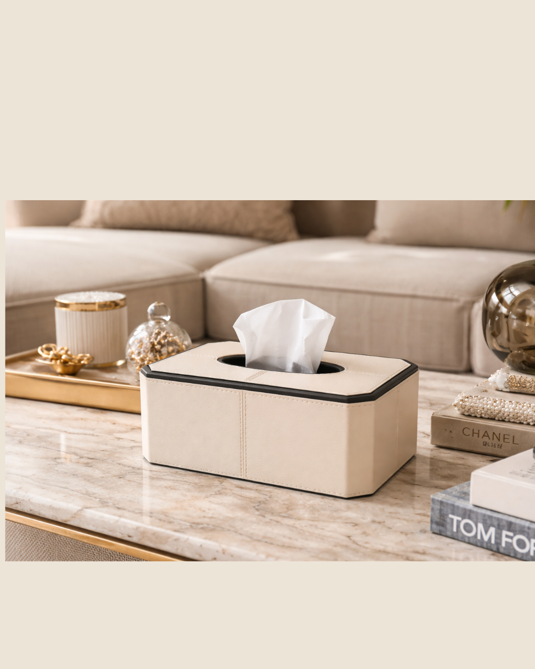 Leather Tissue Box