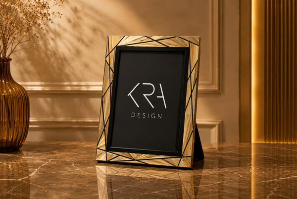 Straw Marquetry Photo Frame