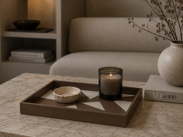 Leather Decorative Tray