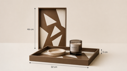 Leather Decorative Tray