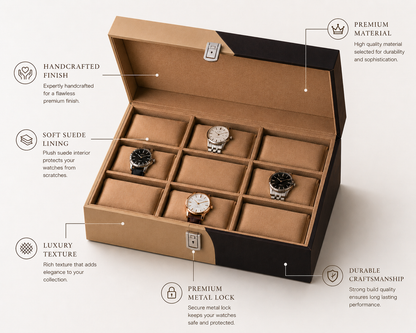 leather watch box