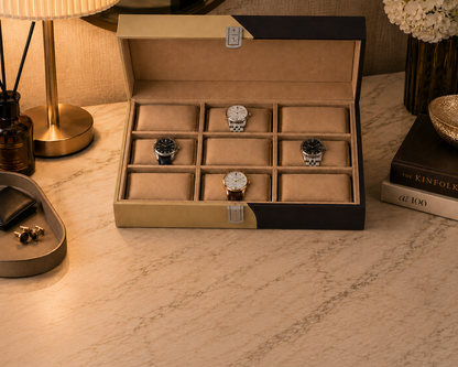 leather watch box