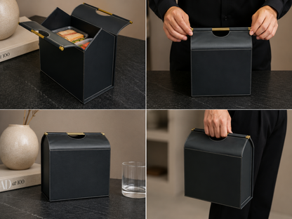 leather Lunch Carry Box