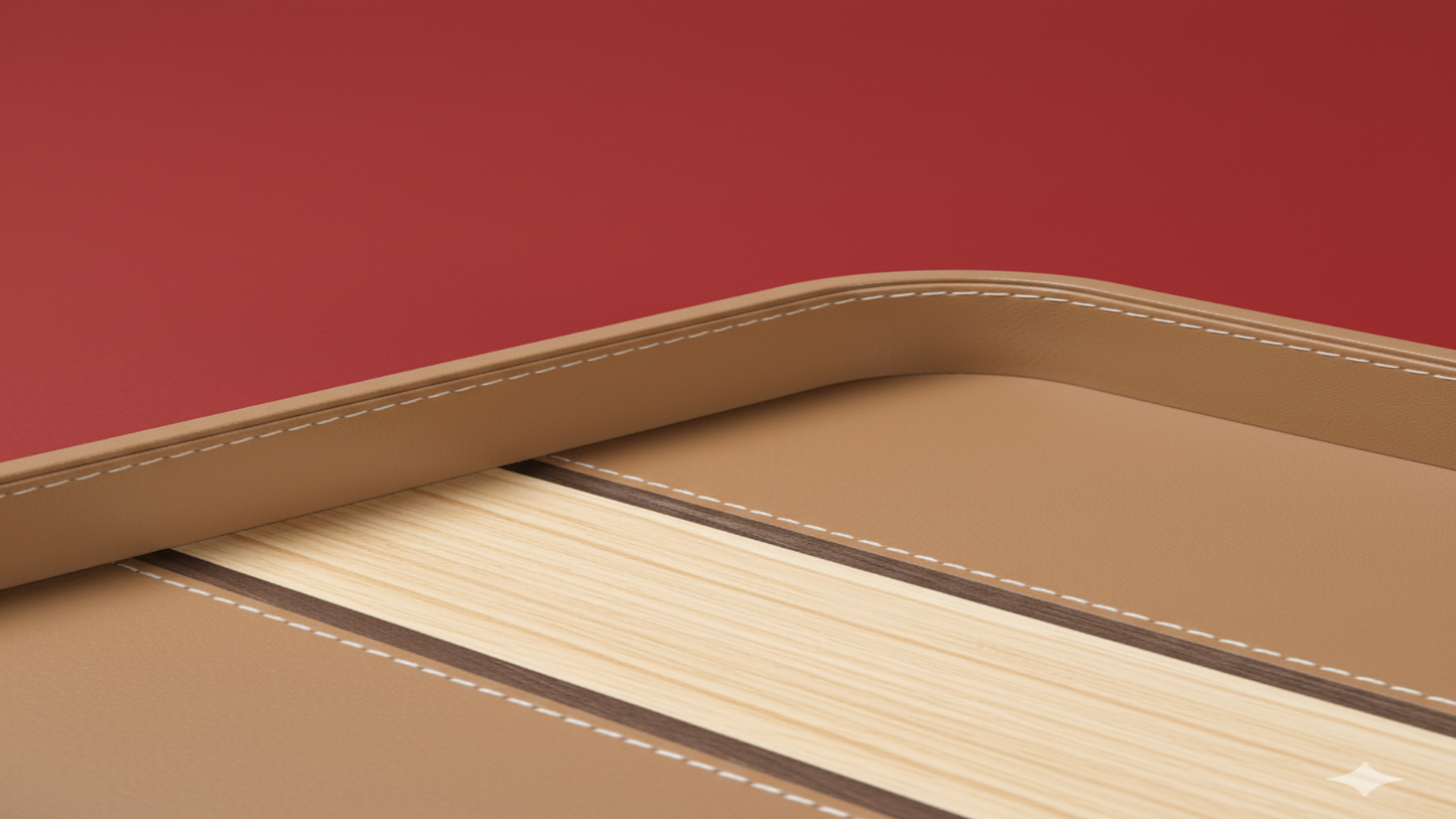 leather tray