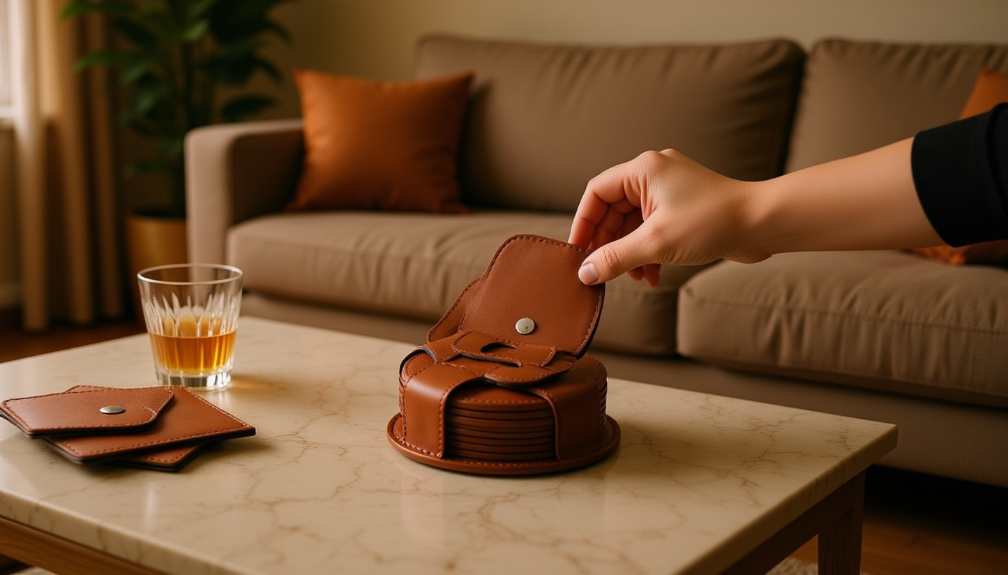 Leather Coaster