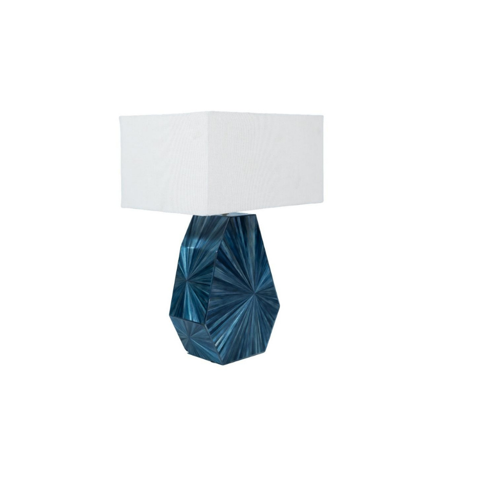 Straw Marquetry Lamp