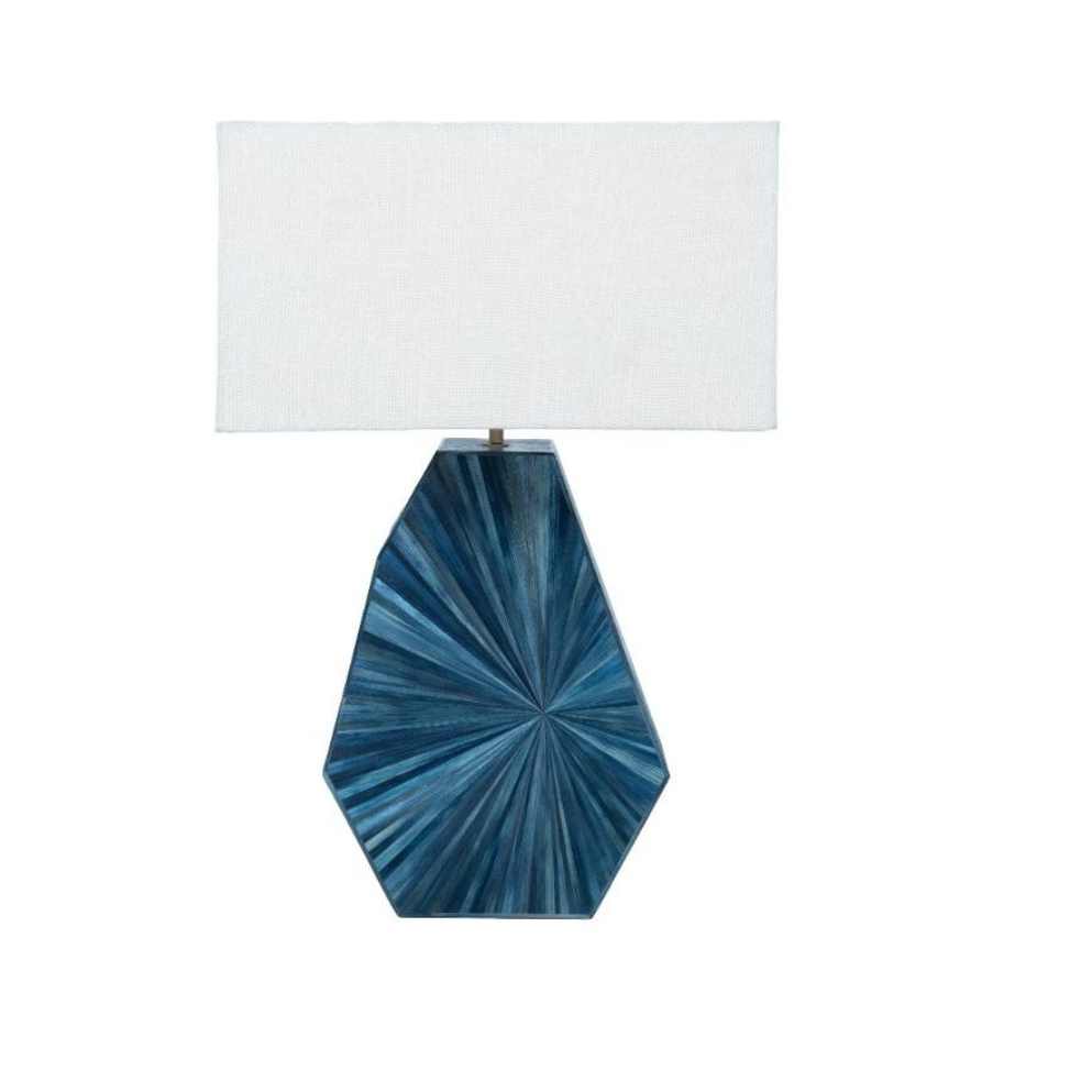 Straw Marquetry Lamp