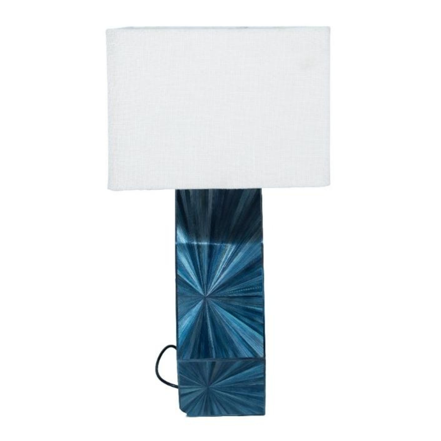 Straw Marquetry Lamp
