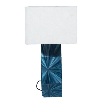 Straw Marquetry Lamp